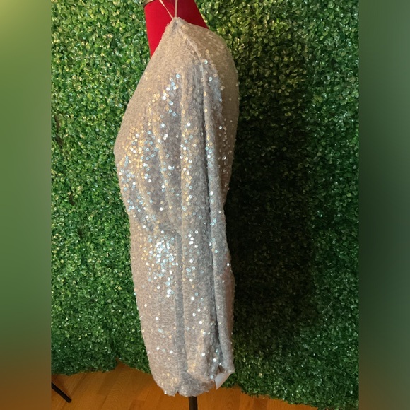 PULL & BEAR Sequins cocktail Dress - Picture 3 of 8